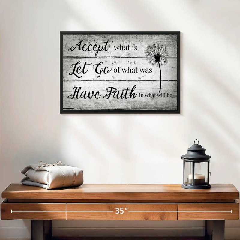 Citation de Tergel Have Faith, H 13 po x l 19 po