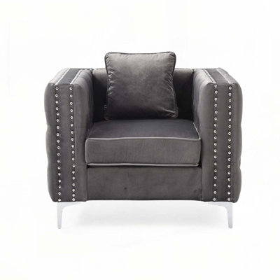 Chaise Paige G822A-C, GRIS