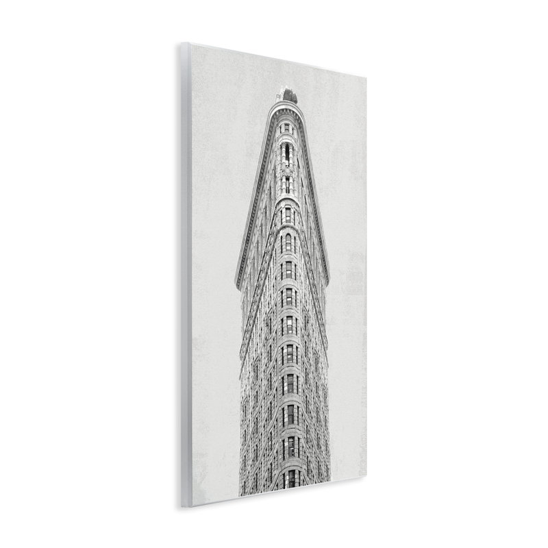 Plaque murale Flatiron Building Architecture, design par Wild Apple Portfolio, H 15 po x l 10 po