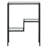 Lovett 22'' Glass Top Console Table-1248255054