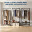 Portant à vêtements 28,7 x 11,4 x 62 po avec 2 tablettes de rangement, organisateur de vêtements en métal pour vestibule