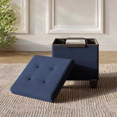 Banc de rangement avec repose-pieds Vérrant