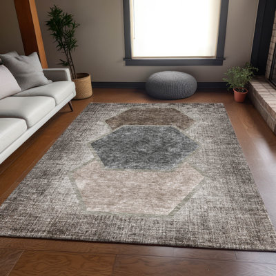 Tapis de qualité supérieure lavable à la machine Prisco Fudge