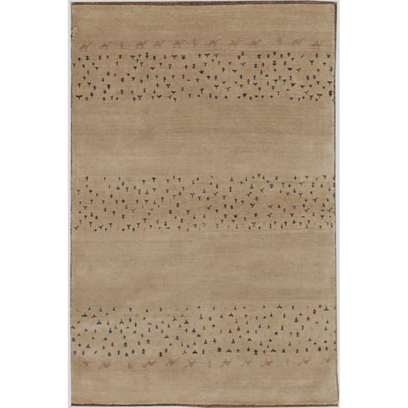 Hand-Knotted High-Quality Gold Area Rug