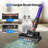 Cordless Stick Vacuum Cleaner With Touch Screen – 450W, 45Kpa Suction, 55-Min Runtime, 1.5L Dust Cup, Lightweight Rechargeable Vacuum For Pet Hair, Carpet & Hard Floors