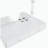 Floating Makeup Vanity Desk with Mirror & 3-Color Lights, Wall Dressing Table with Power Outlet, Compact vanity, Large Storage, White-1707826273