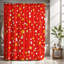 Rideau de douche avec tapis de bain-320627962