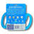 De' Vora Scratch Square Dog & Cat Grooming Toy, Small/Medium