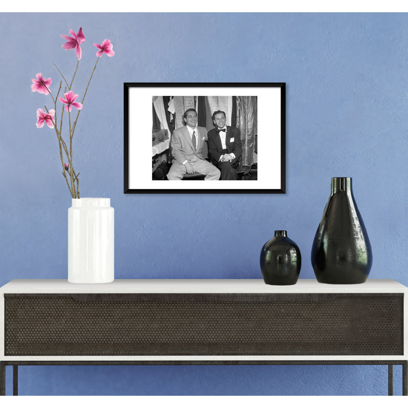 «Frank Sinatra and Perry Como», reproduction de photo