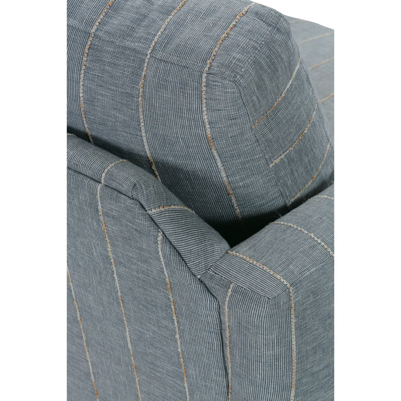 Allie Swivel Chair, Federal Blue (RA251-52), Washed Oak