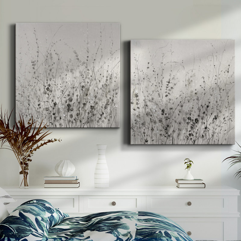Toile tendue avec châssis Garden Remnants I-Premium - prête à être accrochée, H 16 po x l 16 po x P 1 po