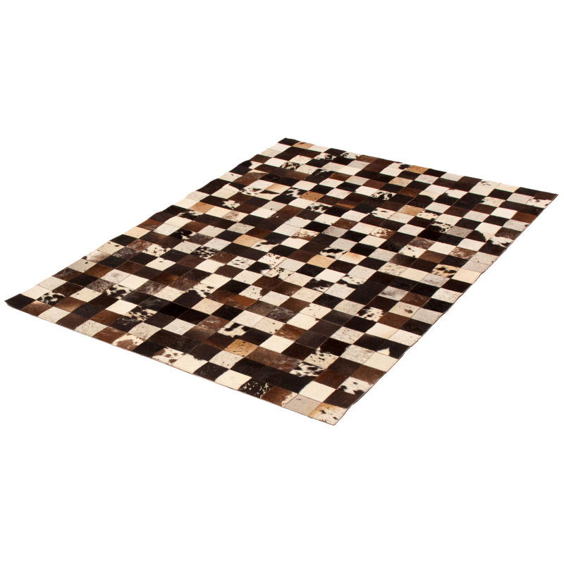 Tapis brun foncé / ivoire / noir Sikeston