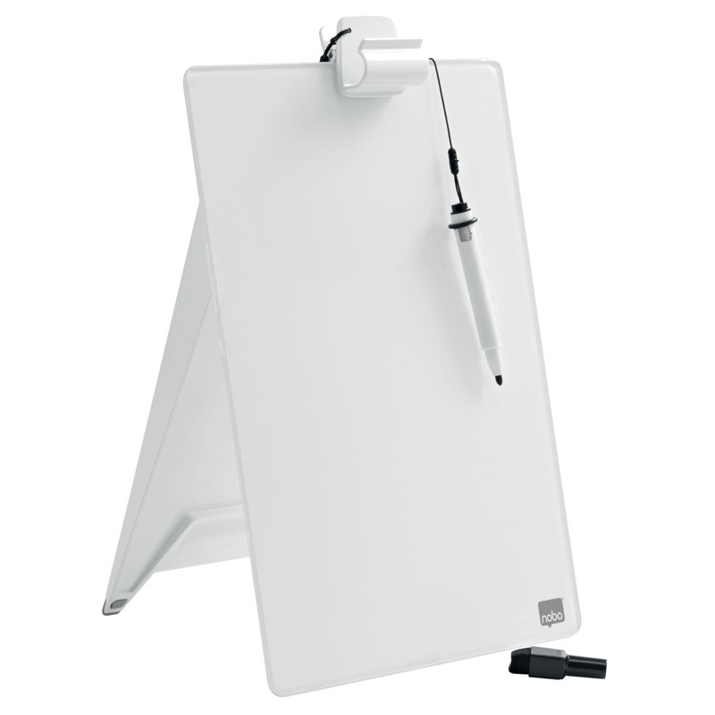 Free-Standing Glass Board 29.7cm H x 21.6cm W