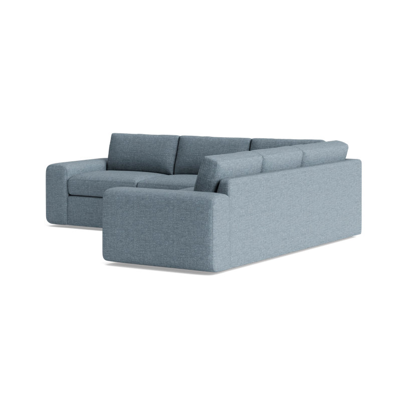 The OG Sectional, Right Hand Facing, Performance Weave - Spa