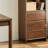Pure solid wood small bookcase