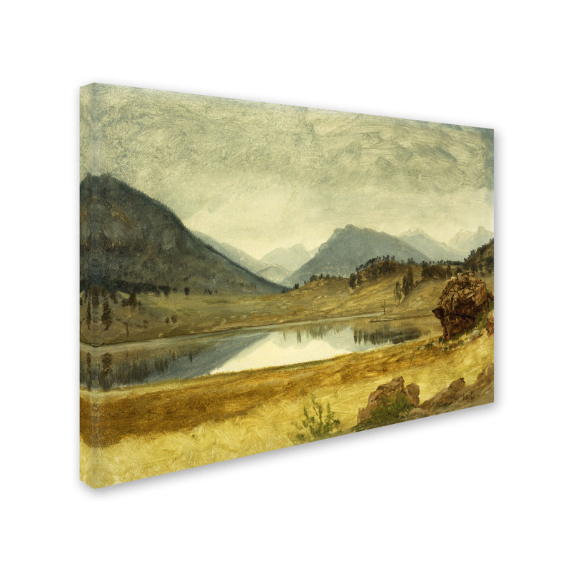 Wind River Country Landscape Canvas Art by Albert Bierstadt
