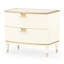 La Terrazza Nightstand, Large - Creamy Pearl
