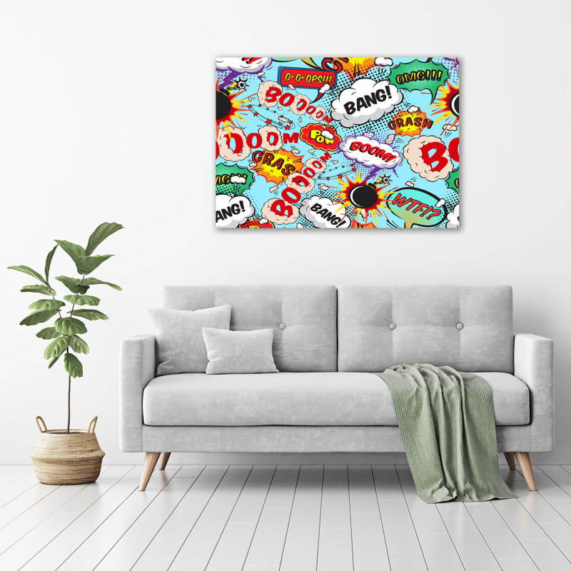Canvas Print - Wall Art - Prints On Canvas - 100X70 Image Picture Theme: Comic Book