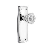 Prairie Plate with Crystal Door Knob