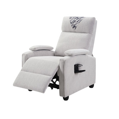 Recliner Chair, Classic and Traditional Manual Recliner Chair with Comfortable Arms and Back