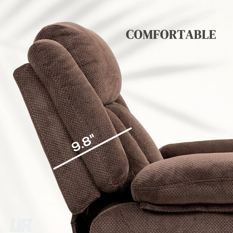 Fauteuil inclinable électrique avec massage et chauffage pour siège pour personnes âgées, confortable et confortable