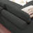 104.92" L-Shaped Corduroy Compression Sectional Sofa Set with Compression Lounge Chair & Ottoman-2042833427