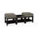 Elements Upholstered Cube Ottoman