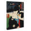 Man Holding A Samurai Sword by Toyohara Kunichika - Wrapped Canvas-55362828