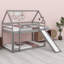 Bunk House Bed With Slide And Ladder-265713217