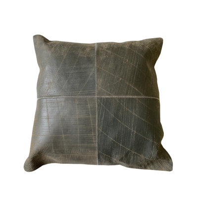Leather Throw Pillow