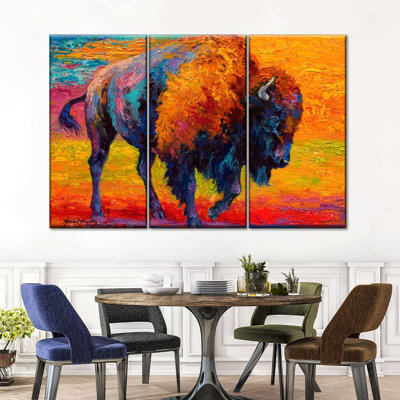 Ensemble de 3 pièces sur toile Spirit of The Prairie