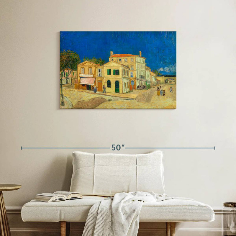 Sirci, la maison jaune, H 24 po x l 36 po
