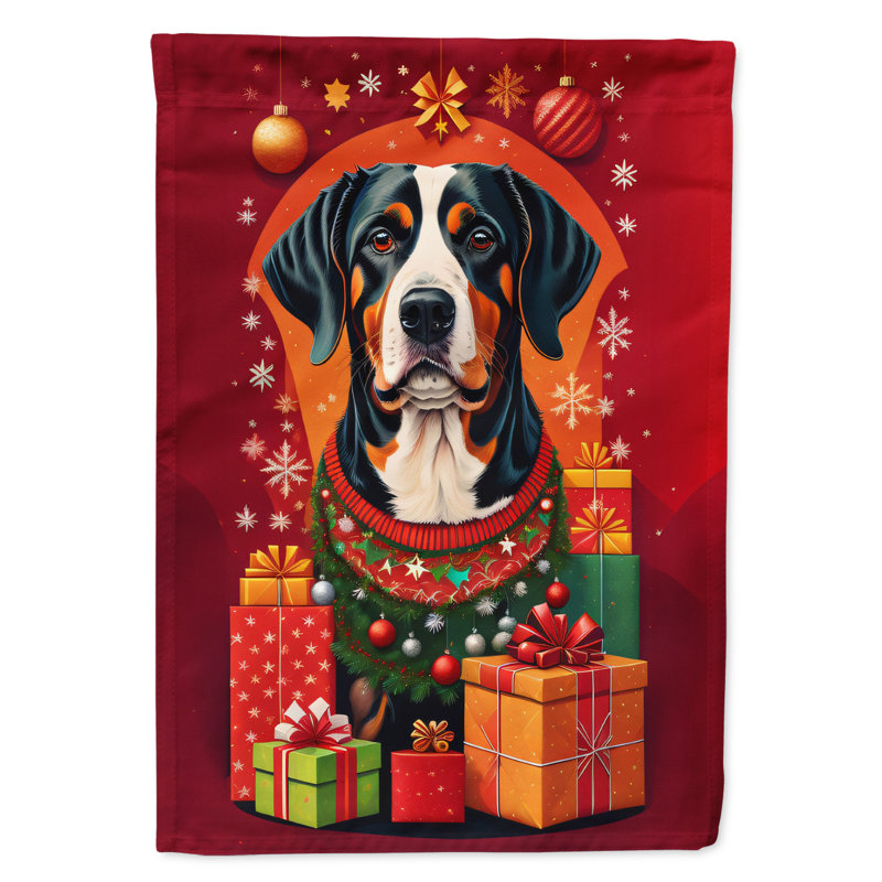 Drapeau de jardin en polyester double face H 15,5 po x l 11,25 po