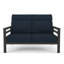 Causeuse d'extérieur en métal avec coussin Sunbrella Townsend-112596851-112342902