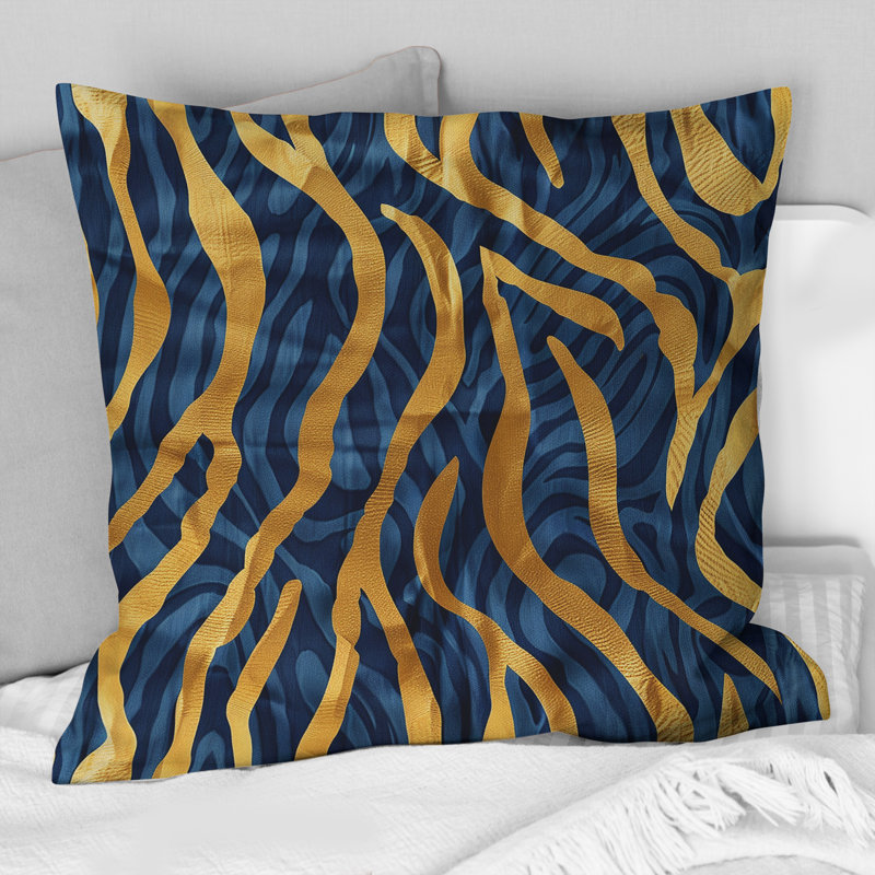 Coussin Lion, H 16 po x l 16 po, Carrée