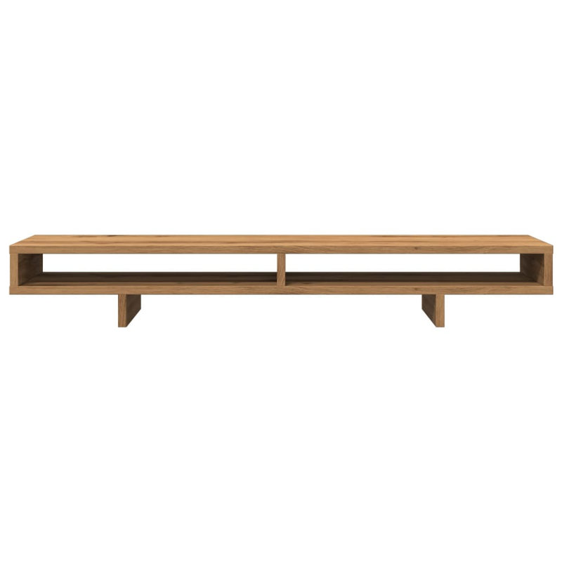 Solid Wood Monitor Stand, Brown