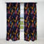 Motif mystique boho boho - rideau abstrait boho - rideau occultant abstrait - 1 panneau-107556079