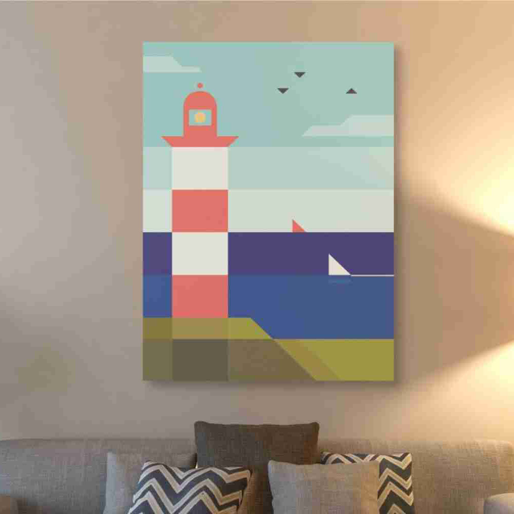 Lighthouse Decor Plastic Canvas Pattern - Electronic Download