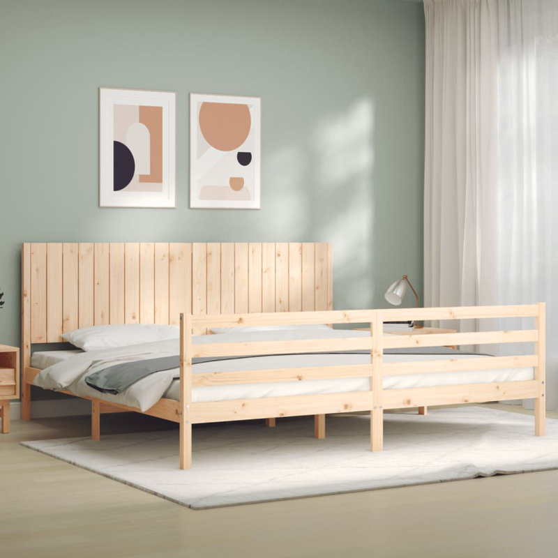 Solid Wood Bed