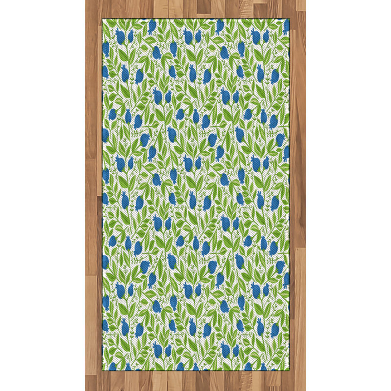 Tapis décoratif à haute densité de fibres longues en fibres de fruits, Rectangle 2 pi 7 po x 5 pi