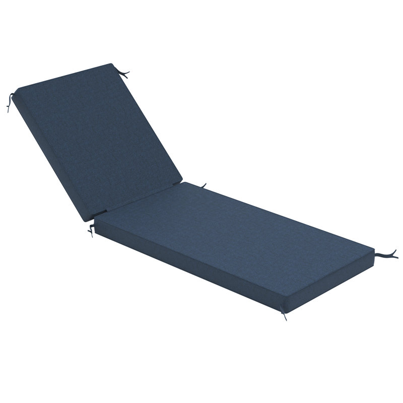 Sunbrella® Outdoor Chaise Cushion, Spectrum Indigo, 24" W x 73" D