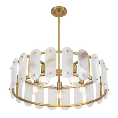 Luminaire suspendu cachemire 5 lumières Antolini