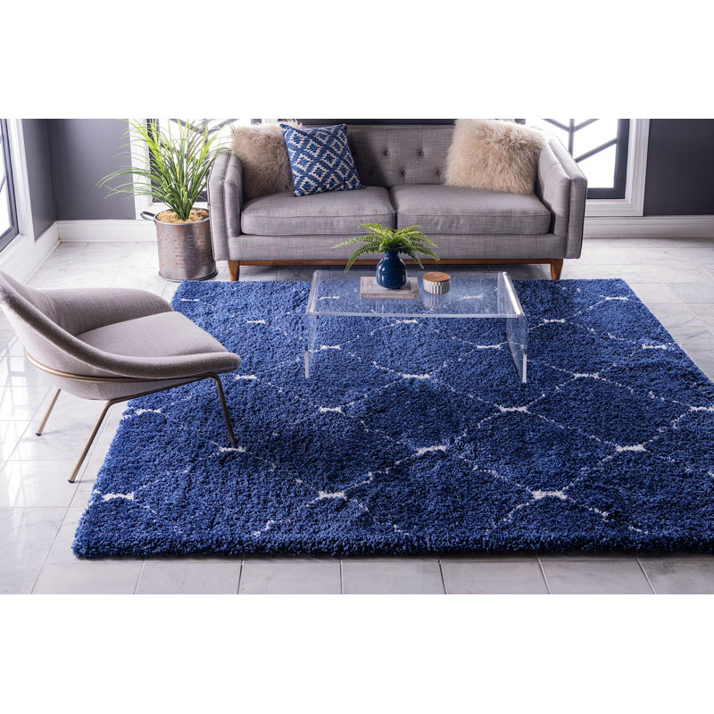 Tapis à poils longs Walsenburg, Carré 8 pi