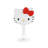 Hello Kitty LED Handheld Makeup Mirror With Magnetic Ball Standing Base, Velvety Soft Touch Finish,