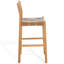 Devnie Woven Leather Counter Stool-1358552845