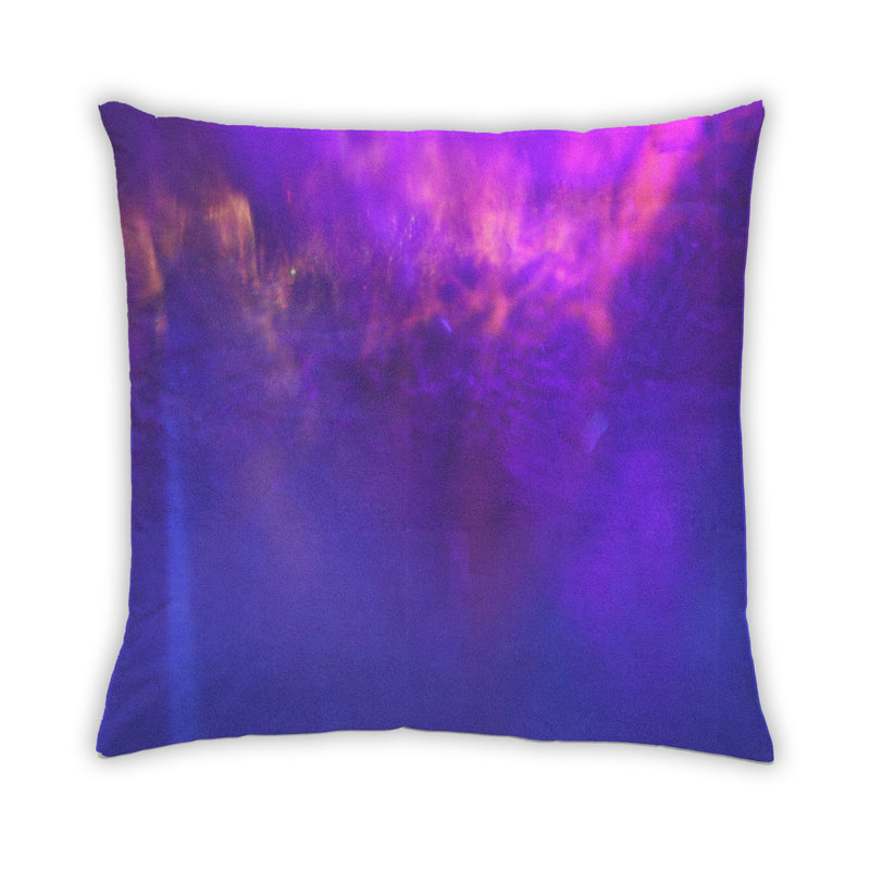 Coussin Color Focus, Microsuède