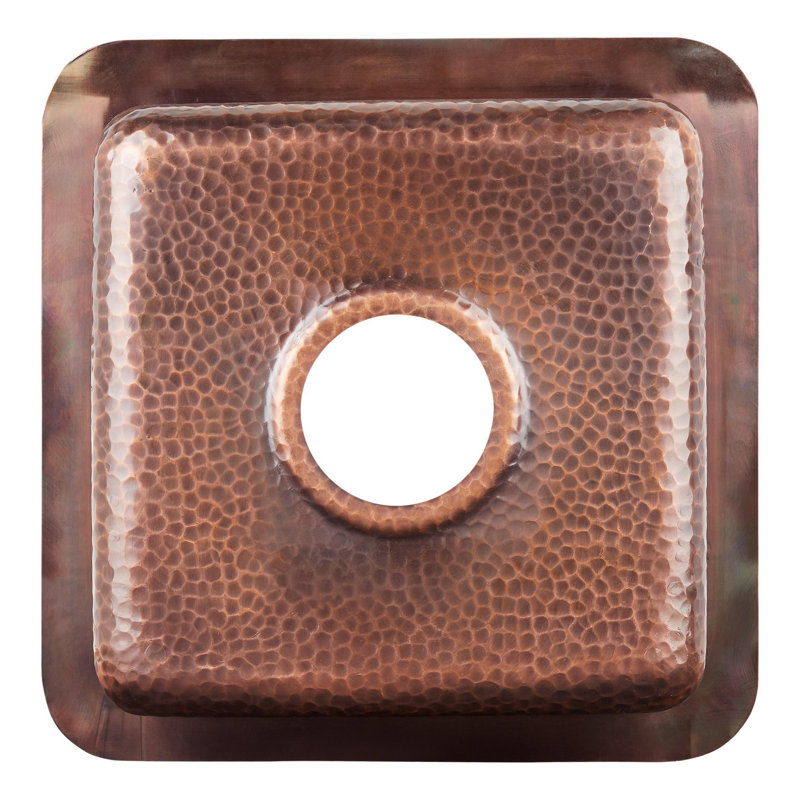 Merrick Drop-In Kitchen Sink, Antique Copper
