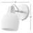 Petaluma Bone Porcelain Plug-In Wall Sconce with Dimmer – Handcrafted Translucent Porcelain Shade, Warm Ambient Glow, Easy Installation, LED Compatible, Smart-Switch Ready Mid-Century Modern Wall Lighting-121541765