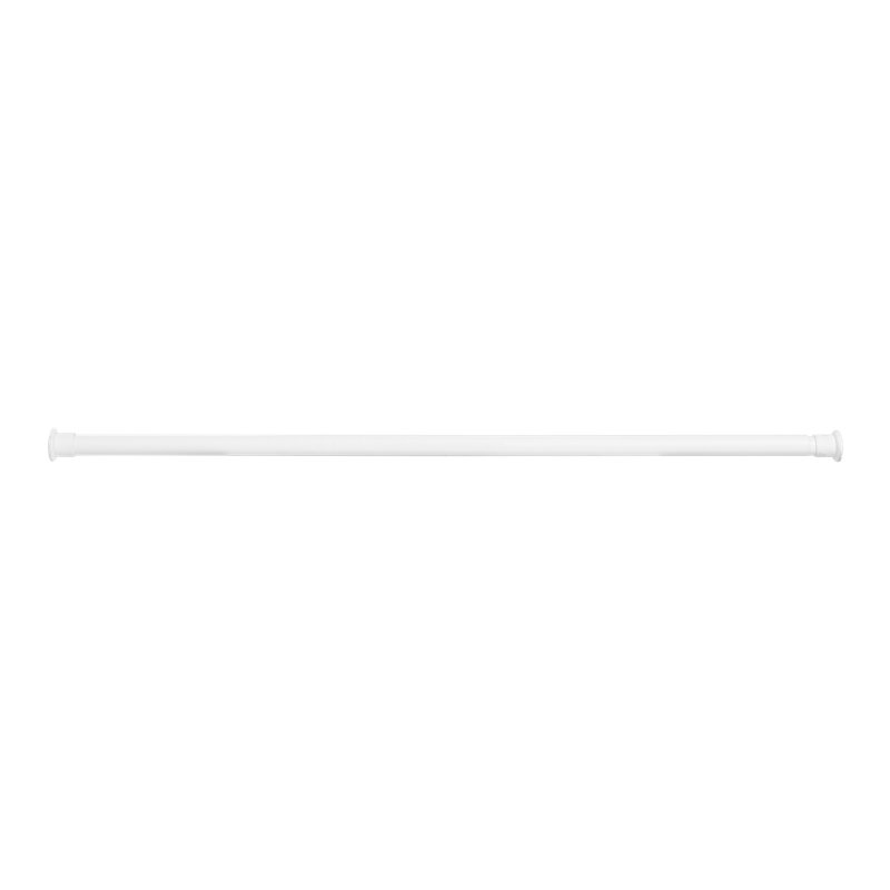 Telescopic Bar, White, 4.9cm H x 116cm W x 4.9cm D