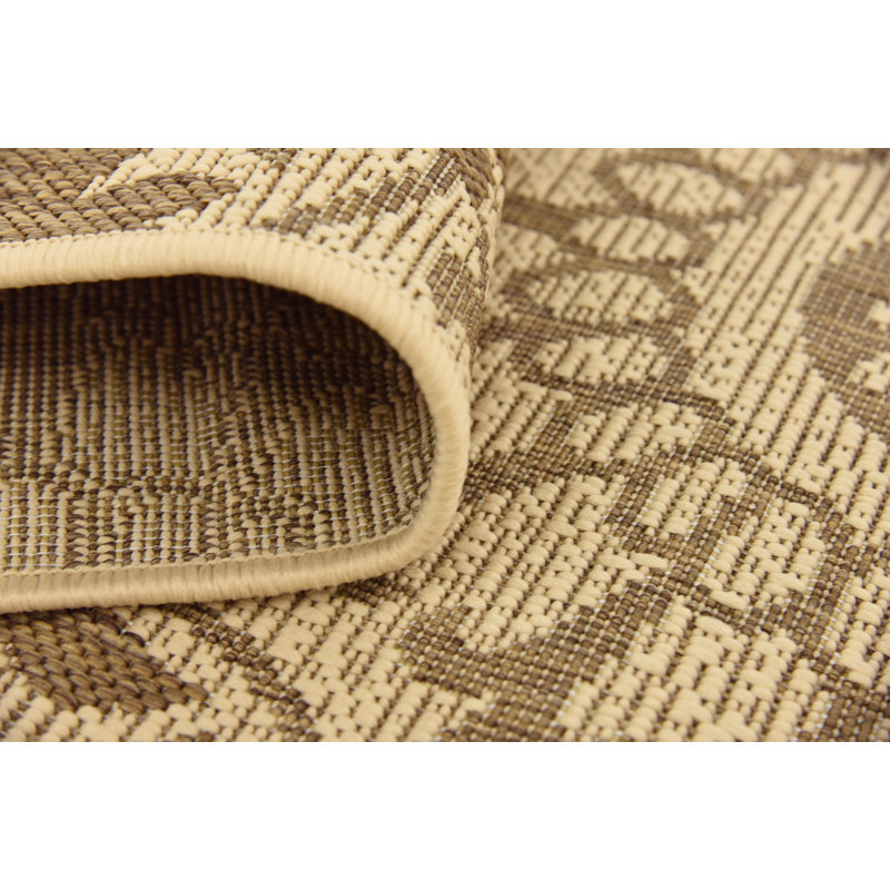 Tapis d'intérieur / extérieur beige Tropez, Tapis de couloir 2 pi 2 po x 6 pi
